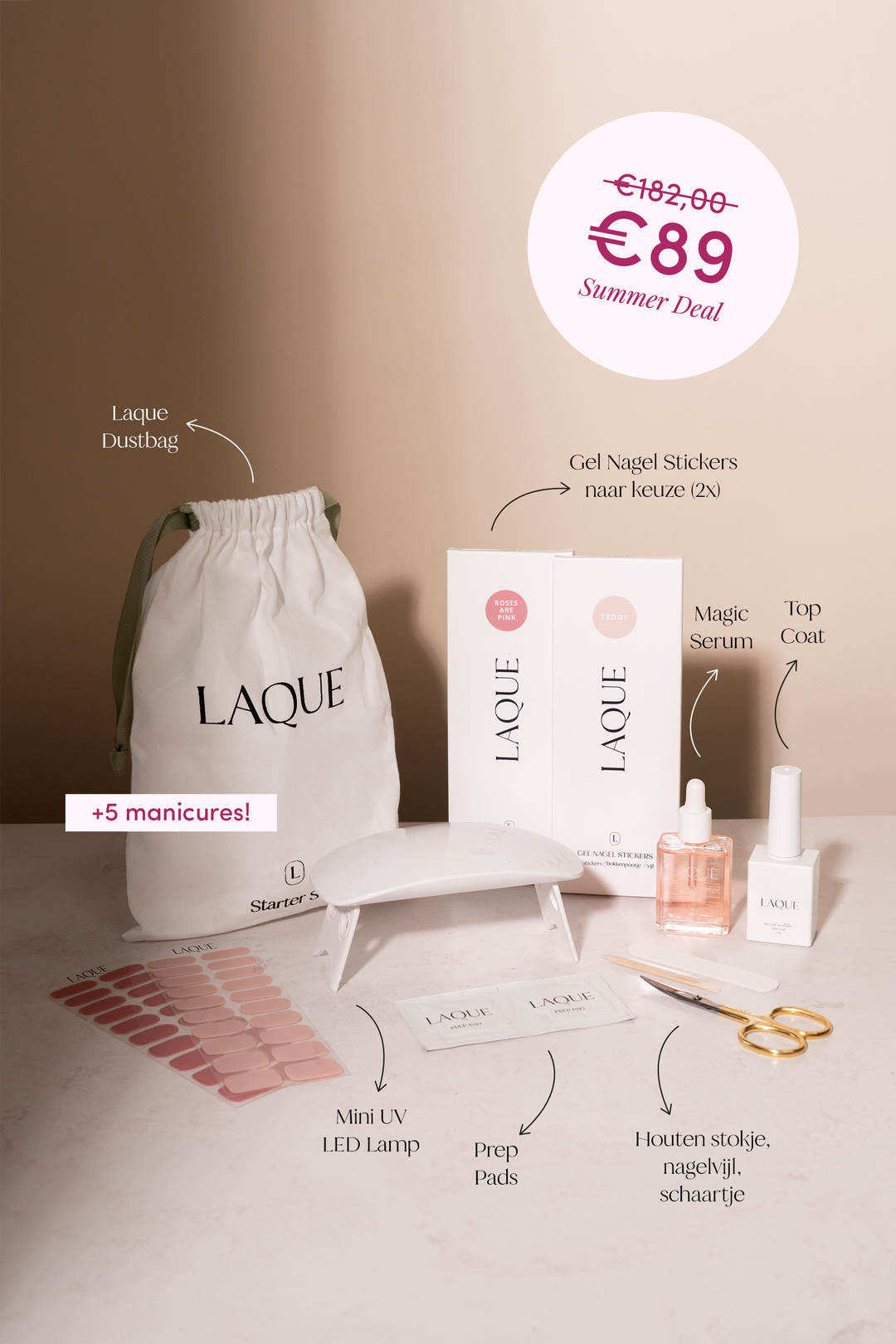 Starter Set Premium (+5 gratis manicures)